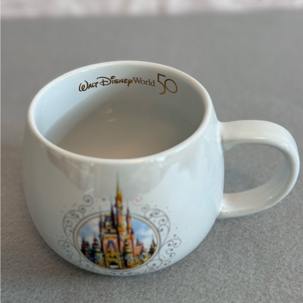 ❌ SOLD!! Not available. Disney World Magic Kingdom 50th Anniversary Mug. - Picture 2 of 4